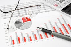 Red Business Chart Red Business Chart