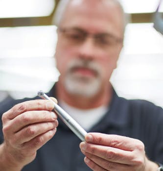 Each handpiece received by KaVo&rsquo;s repair technicians is restored meticulously back to its original performance.