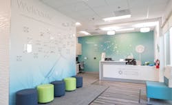 The reception area at the Pacific Dental Services Foundation Dentists for Special Needs clinic in Phoenix, Arizona The reception area at the Pacific Dental Services Foundation Dentists for Special Needs clinic in Phoenix, Arizona