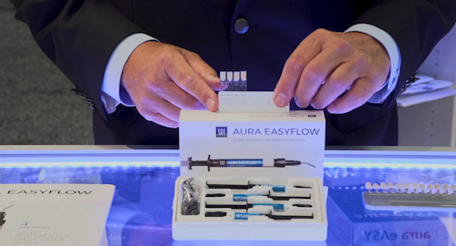 SDI's Aura Easyflow flowable resin composite material