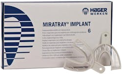 Figure 4: MiraTray implant impression tray system (Hager Worldwide)