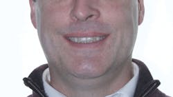Figure 1: This man is a business executive with a significant esthetic challenge. These were the potential treatment plan alternatives discussed with the patient: Plan 1, Orthodontic treatment, enamel microabrasion on nos. 6–11, teeth whitening (no restorations) as determined by the enamel microabrasion, ceramic veneers as needed (IPS e.max lithium disilicate). Plan 2, Crowns on nos. 4–13 (IPS e.max, PFM, internally or externally stained full zirconia 3Y class 5, or zirconia with cubic class 4). Plan 3, Enamel microabrasion, teeth whitening, orthodontic treatment, no restorations. Plan 4, No treatment at all. After significant discussion and education, the patient denied orthodontics and selected lithium disilicate crowns (IPS e.max) on teeth nos. 4–13. Figure 1: This man is a business executive with a significant esthetic challenge. These were the potential treatment plan alternatives discussed with the patient: Plan 1, Orthodontic treatment, enamel microabrasion on nos. 6–11, teeth whitening (no restorations) as determined by the enamel microabrasion, ceramic veneers as needed (IPS e.max lithium disilicate). Plan 2, Crowns on nos. 4–13 (IPS e.max, PFM, internally or externally stained full zirconia 3Y class 5, or zirconia with cubic class 4). Plan 3, Enamel microabrasion, teeth whitening, orthodontic treatment, no restorations. Plan 4, No treatment at all. After significant discussion and education, the patient denied orthodontics and selected lithium disilicate crowns (IPS e.max) on teeth nos. 4–13.