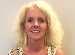 Figure 2: Marcy’s “after” photo shows a slimmer, more esthetic facial shape with a more relaxed smile. Figure 2: Marcy’s “after” photo shows a slimmer, more esthetic facial shape with a more relaxed smile.