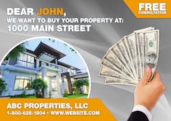 Figure 2: Example of a real estate marketing mailer using variable data. Figure 2: Example of a real estate marketing mailer using variable data.