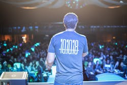 Members of DECA Dental Group listen to an industry thought leader. Members of DECA Dental Group listen to an industry thought leader.