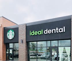 Many of Ideal Dental&apos;s locations are near a Starbucks.