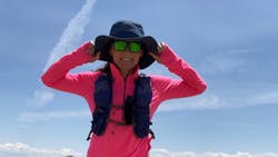 Stacey Gividen, DDS, at 10,000 feet and smiling, just outside of Yellowstone National Park. Stacey Gividen, DDS, at 10,000 feet and smiling, just outside of Yellowstone National Park.