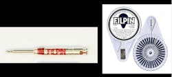 Figure 4: Pins are needed if more than one-half of the coronal tooth structure is missing. Filpins are recommended because they are easy-to-use pure titanium, which does not crack tooth structure. Figure 4: Pins are needed if more than one-half of the coronal tooth structure is missing. Filpins are recommended because they are easy-to-use pure titanium, which does not crack tooth structure.
