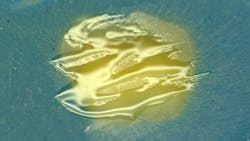 Figure 6: This specimen is not sufficiently covered by adhesive, resulting in lower bond strengths. Figure 6: This specimen is not sufficiently covered by adhesive, resulting in lower bond strengths.