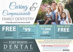 Figure 1: This postcard campaign targeted residents within a half-hour drive with an income of $60k+. Figure 1: This postcard campaign targeted residents within a half-hour drive with an income of $60k+.