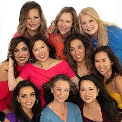 Back row: Dr. Susan McMahon, Dr. Julie Woods, Dr. Stephanie Mapp. Middle row: Dr. Linty John-Varghese, Dr. Grace Yum, Dr. Nada Albatish. Bottom row: Dr. Sonia Chopra, Dr. Josie Dovidio, Dr. Katie To, Dr. Bao-Tran Nguyen.