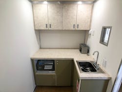 DAMC class A sterilization lab: Lab sterilization area allows for proper instrument processing. DAMC class A sterilization lab: Lab sterilization area allows for proper instrument processing.