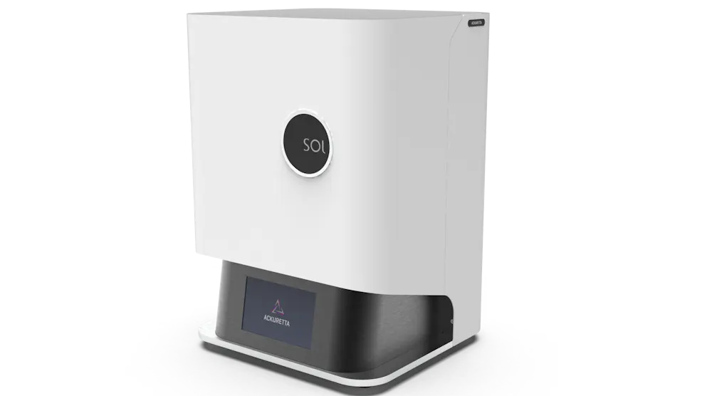 Sol Plus Printer Product review: Sol 3D printer by Ackuretta | Dental Economics