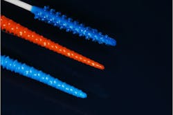 Figure 1: Soft dental picks are soaked in SDF. Figure 1: Soft dental picks are soaked in SDF.