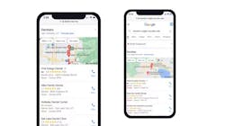 Mobile Google map results Mobile Google map results