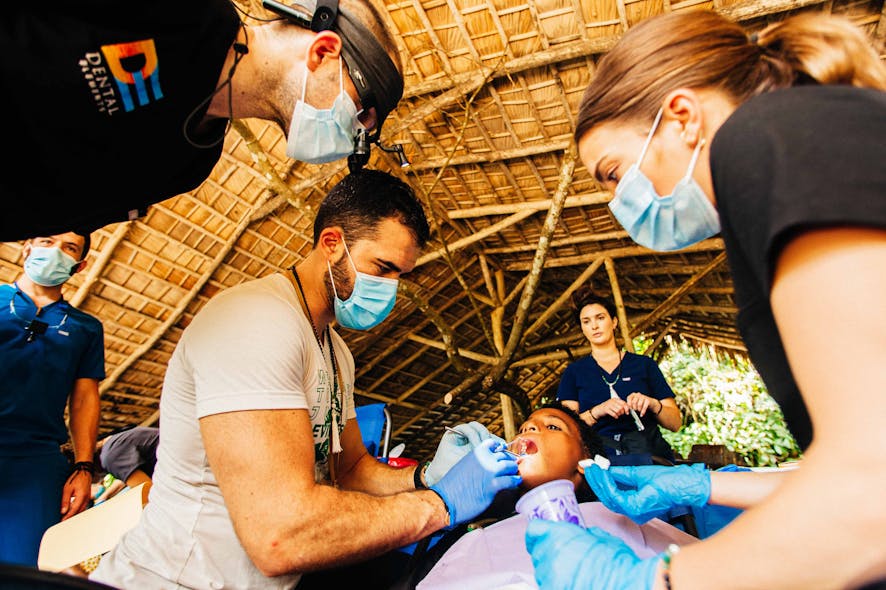 FIgure 2: Dental mission trip in the Dominican Republic
