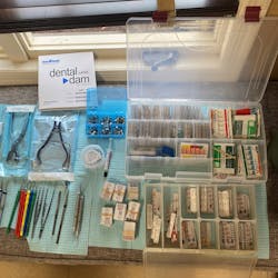 Figure 2: More of my endodontic instruments spread out. Each of these instruments were individually wrapped or put into a cabinet.