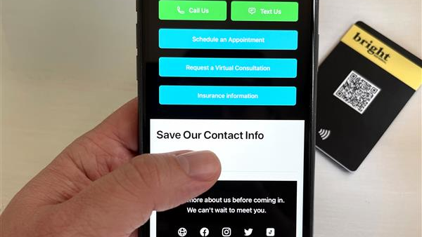 Dentist Referral Bright Referral Bright Card