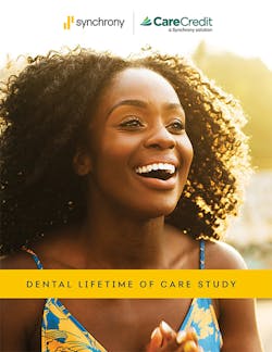 In the study, find out the out-of-pocket cost of dental care for the average adult surveyed.