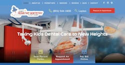 Figure 3: Another example website home page, when viewed on a desktop browser. Figure 3: Another example website home page, when viewed on a desktop browser.