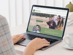 Figure 2: Example dental website with a clean design and custom photography. Figure 2: Example dental website with a clean design and custom photography.