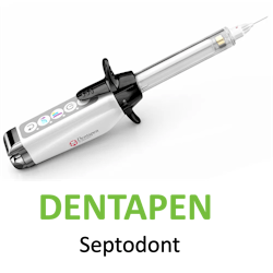 Figure 3: Many practitioners inject local anesthetic too rapidly. The Dentapen has three settings that allow you to select the best one for your use. Figure 3: Many practitioners inject local anesthetic too rapidly. The Dentapen has three settings that allow you to select the best one for your use.