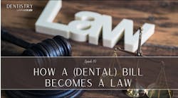 How a (dental) bill becomes a law How a (dental) bill becomes a law