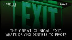 The great clinical exit: What’s driving dentists to pivot? With Sonja Reddy The great clinical exit: What’s driving dentists to pivot? With Sonja Reddy