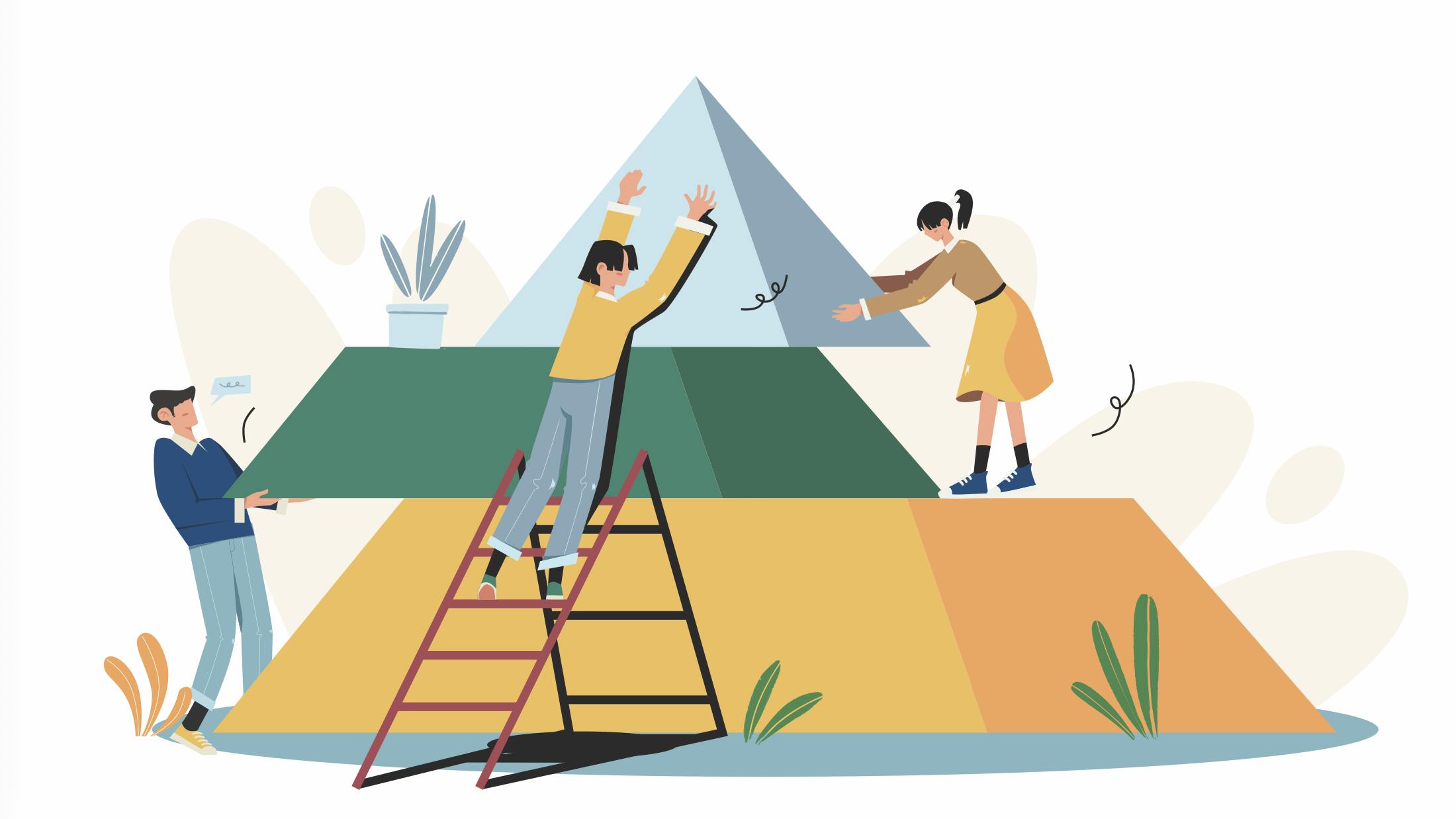 This wealth planner helps dentists build their wealth pyramid style.