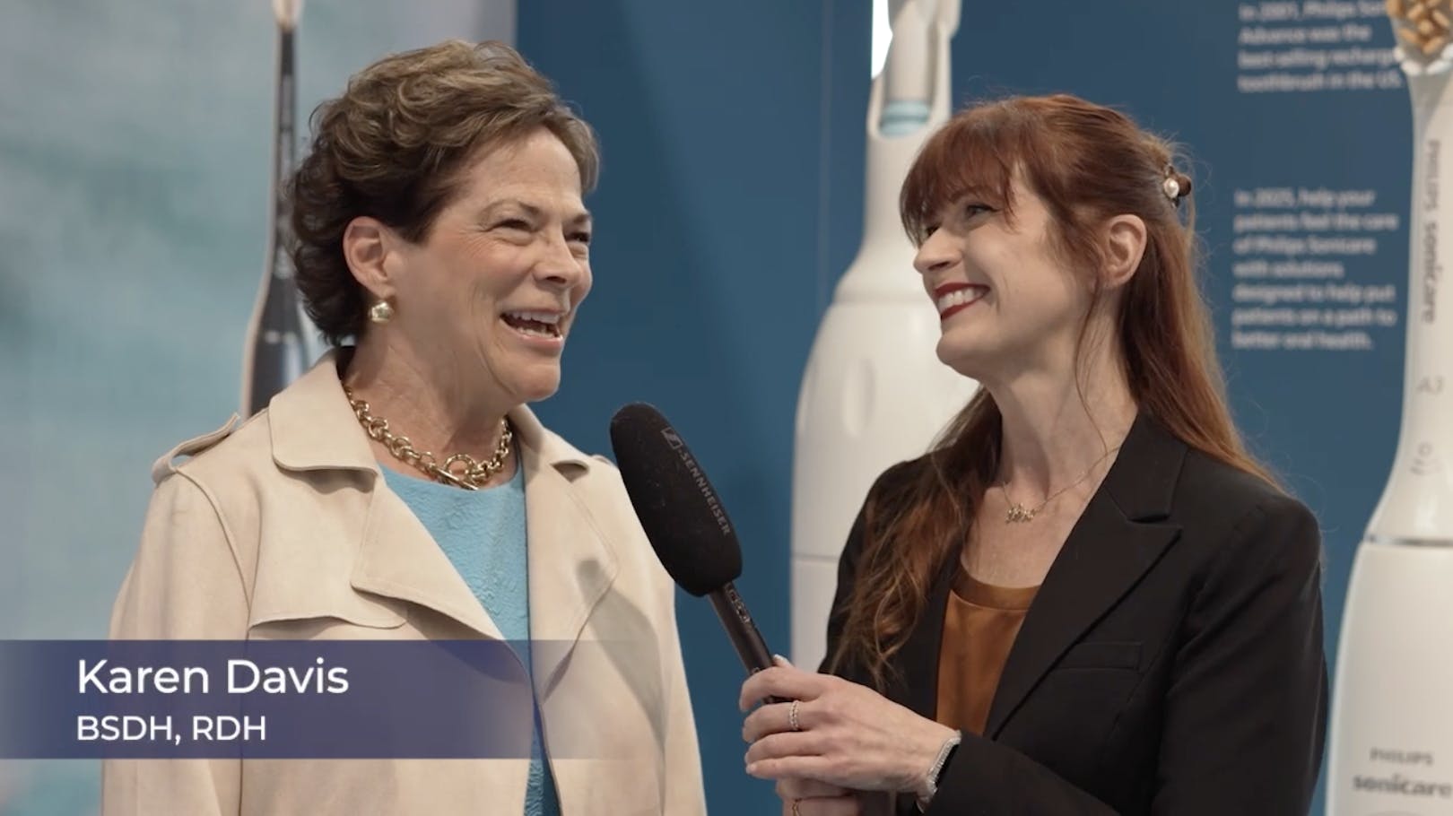 Karen Davis and Pam Maragliano