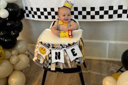 Figure 1: This one-year-old baby is in a wonderful stage to start learning about teeth. That education should continue at every dental appointment throughout life. Figure 1: This one-year-old baby is in a wonderful stage to start learning about teeth. That education should continue at every dental appointment throughout life.