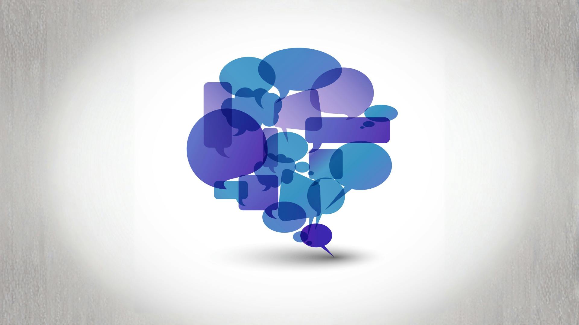 conceptual illustration of speech bubbles