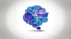 conceptual illustration of speech bubbles