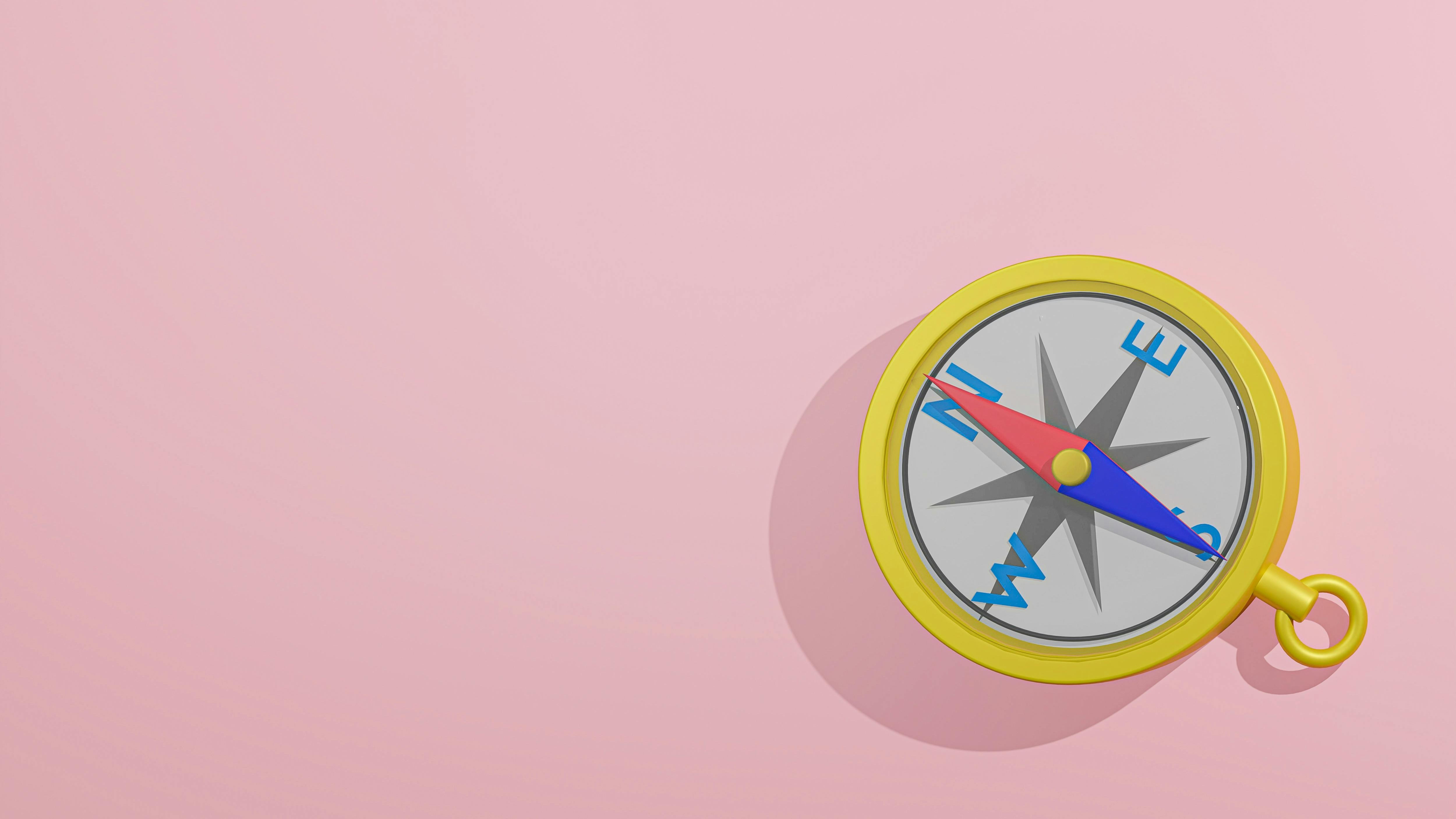 an illustration of a compass