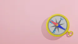 an illustration of a compass