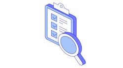 illustration of a magnifying glass and a checklist illustration of a magnifying glass and a checklist