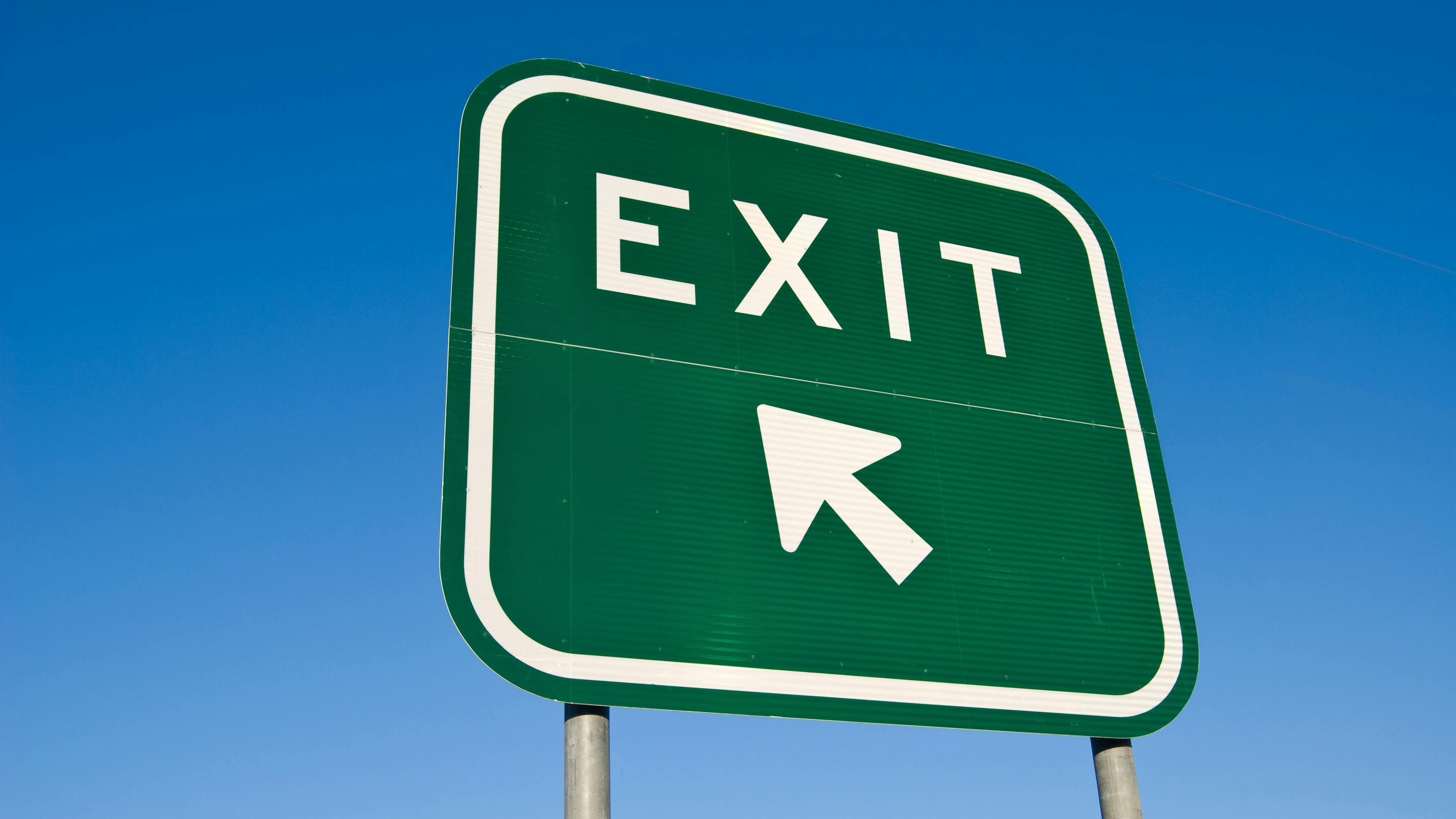 exit sign