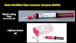 Figure 5: Example proven brands of RMGI cement.